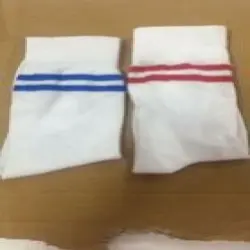 Kids School Socks, Color White