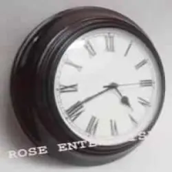 Designer Wooden Wall Clock, Color Brown