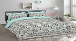 White King Bedsheets, Pattern Floral Print