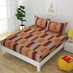 King D Decor Double Bed Sheet Set, Material Cotton
