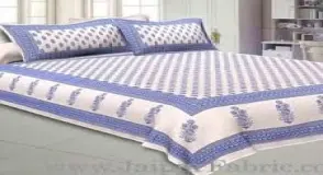 Train Bed Sheet, Design Cotton floral print