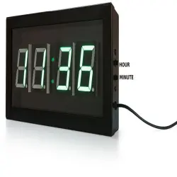 Promotional Digital Wall Clock, Time Display HH MM Secs, 24 Hours Time Format HHMM 24 Hours Time Format
