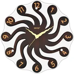 Modern Wall Clocks, Color Wood Color