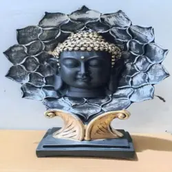 Baby Monk in Blue, Mudra Contemplation Buddha