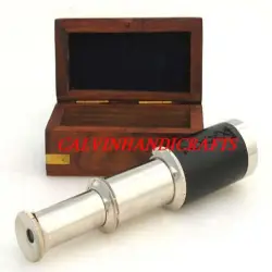 Vintage Style Brown Antique Finish Telescope, Material Brass