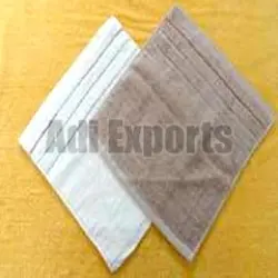 Terry Face Towel, Color White