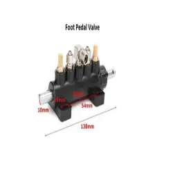 Brass Foot Valve Italian Type PVC Jali, Thread Type BSP Parallel