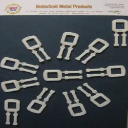 Fancy Metal Coated Plastic Buckle, Material PVC