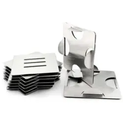Stainless Steel Coaster Set, Material steel