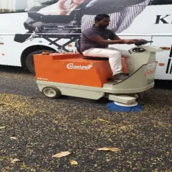 Ride On Sweeper Operated, Filter Surface 38 m2