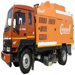 BOSLER BT 1900 Road Sweeper Truck Mounter Road Sweeping Machine, max Speed kmh 40