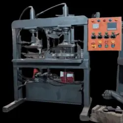 Hydraulic Double Die Paper Plate Machine, Material Mild Steel