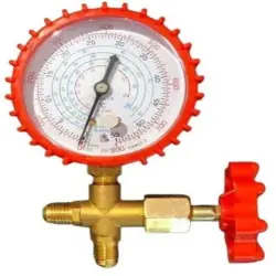 HVAC AC Manifold Gauge Set, Material of casing Brass