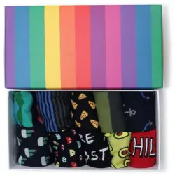 Multicolor Crew Socks, Model Name Citizen