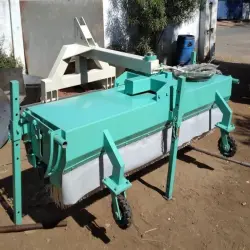 Tractor Attach Road Sweeping Machine, Dust Hopper Capacity 200 L