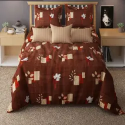 Fancy Printed Bed Sheet, Wash Care Machine wash, UsageApplication Home, Set Content 12