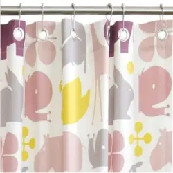 White Designer Curtain, Color Multi