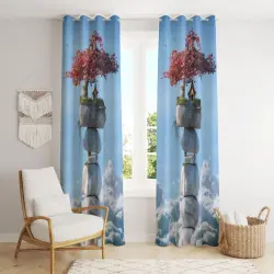 Designer Curtain, Size 7 ft
