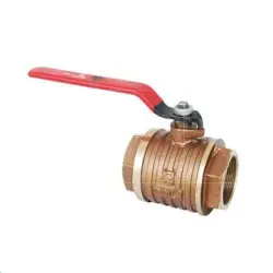Screwed Bronze Ball Valve, Finishing Polished