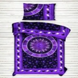 Pure TC King Duvet Cover 223X243 for Double Bed with Heavy Zipper -, Size 84x90 Inches