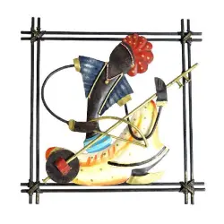 7 Horse Wall Decor, Size 10 inches total hight