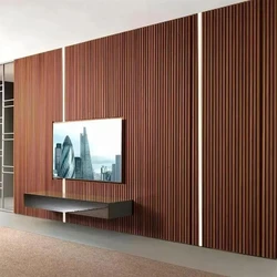 Interior Pvc Wall Panels, Brown colour, home Usage