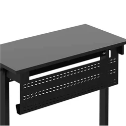 Under Desk Cable Tray, Alloy Steel, Black colour