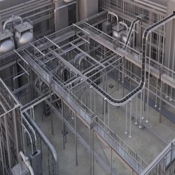 Industrial Cable Tray, Non Foldable, silver colour
