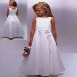 Kids Designer Gown, Color Pink