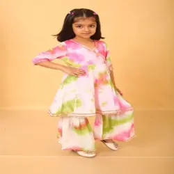 Kids Ethnic Party Set, Fabric Cotton