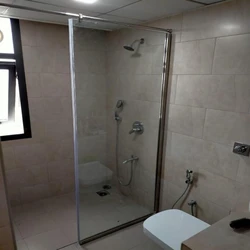 Glass Toilet Partitions, Any sizes, Steel material