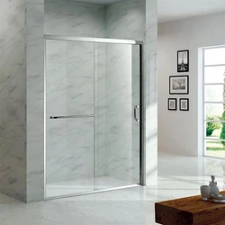 Fixed Glass Shower Partition, Rectangle shape, suitable