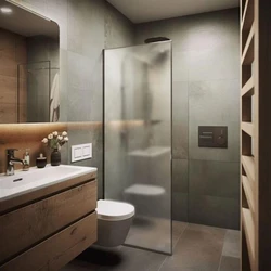 Laminated Glass Shower Partition, Custom size, design