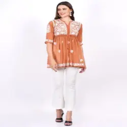 Tangy peplum top and shorts -CC04, Pattern Printed