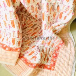 Multicolor KHAMBADIYA PATCH KANTHA, Color Blue