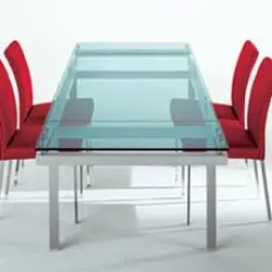 Dining Table, Color Silver