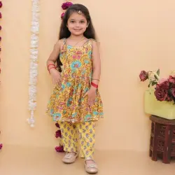 Salwar Kameez, Color Type Red And Yellow