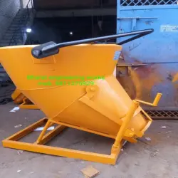 Crane Concrete Bucket, Sheet Thickness 3 mm