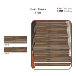 Granite Stair Tile, Material Vitrified