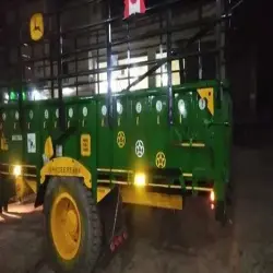 Two Wheel Hydraulic Trolley, Length 12 Feet