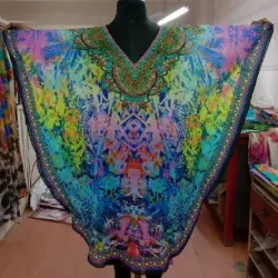 Exclusive Georgette Kaftans, Wash Care Machine wash