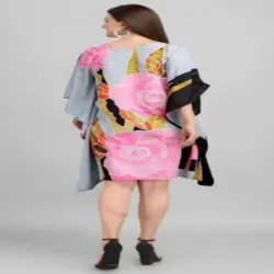 Printed Beach Kaftans, Wash Care Machine wash