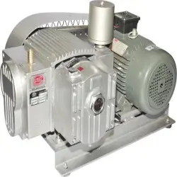 Vee Belt Driven Oil Sealed Vane Type Rotary High Vacuum Pump, With gas ballast 7 x 10 -3 mbar 54 x 10 -3 Torr