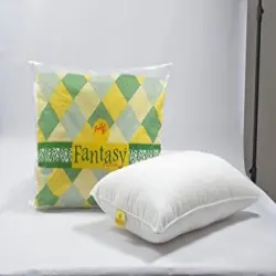 Happy High Quality Fibre Sleeping Pillow, Color White
