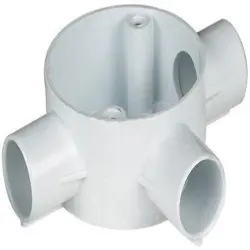 25 Mm Way Junction Box, Color Grey color Transparent