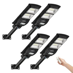Solar Plastic Street Lights, 120 watt, black colour