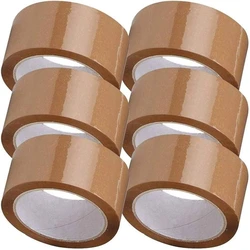 Adhesive brown tape, 40 to 60 mm width, 50 m