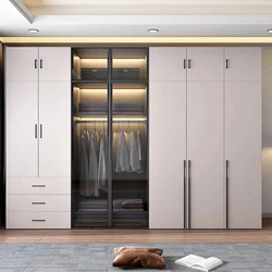 Bedroom Wardrobe Closet, Geometric pattern, rectangular