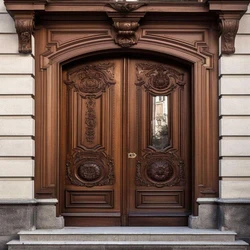 Traditional Hardwood Front Doors, Crafted and secure