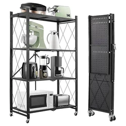 Movable Kitchen Trolley, Customized color, multifunction